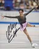 EVGENIA MEDVEDEVA SIGNED FIGURE SKATING 8X10 PHOTO JSA