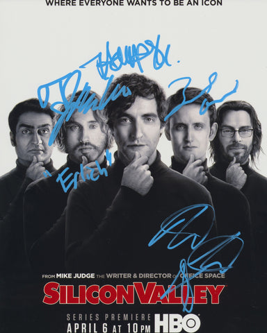 SILICON VALLEY CAST SIGNED 8X10 PHOTO