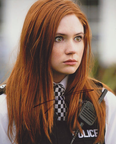 KAREN GILLAN SIGNED DOCTOR WHO 8X10 PHOTO 5