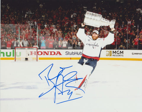 BRADEN HOLTBY SIGNED WASHINGTON CAPITALS 8X10 PHOTO