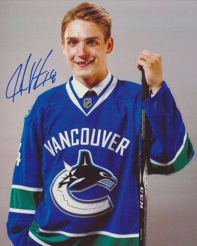 JAKE VIRTANEN SIGNED VANCOUVER CANUCKS 8X10 PHOTO