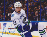 BO HORVAT SIGNED VANCOUVER CANUCKS 8X10 PHOTO 7