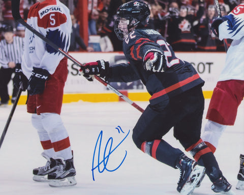 ALEXIS LAFRENIERE SIGNED TEAM CANADA 8X10 PHOTO