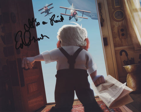 ED ASNER SIGNED UP 8X10 PHOTO 2