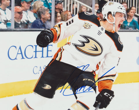 MAXIME COMTOIS SIGNED ANAHEIM DUCKS 8X10 PHOTO