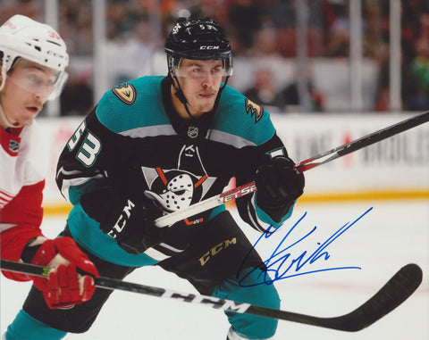 MAXIME COMTOIS SIGNED ANAHEIM DUCKS 8X10 PHOTO 2