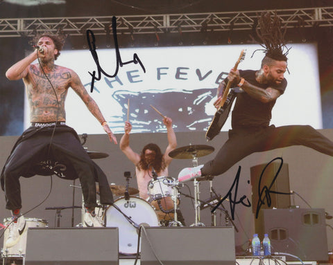 THE FEVER 333 SIGNED 8X10 PHOTO 2