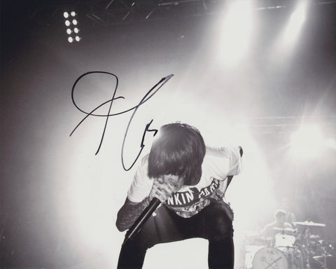 OLIVER SYKES SIGNED BRING ME THE HORIZON 8X10 PHOTO 3