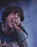 OLIVER SYKES SIGNED BRING ME THE HORIZON 8X10 PHOTO 4