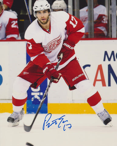 PATRICK EAVES SIGNED DETROIT RED WINGS 8X10 PHOTO