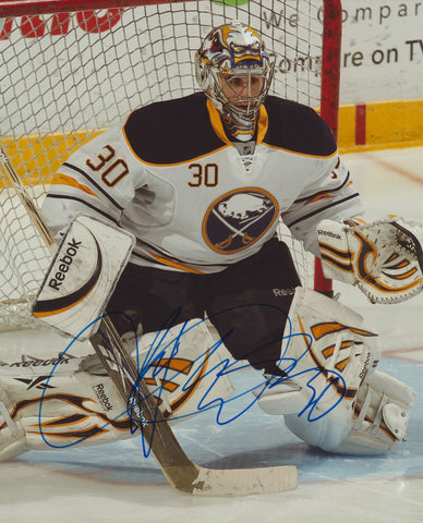 RYAN MILLER SIGNED BUFFALO SABRES 8X10 PHOTO 4