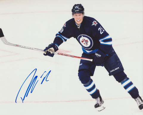 PATRIK LAINE SIGNED WINNIPEG JETS 8X10 PHOTO 2