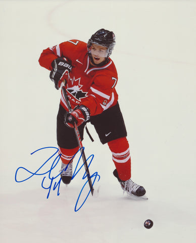 JOSH MORRISSEY SIGNED TEAM CANADA 8X10 PHOTO