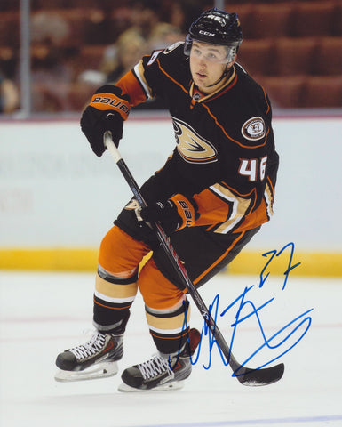 NICK RITCHIE SIGNED ANAHEIM DUCKS 8X10 PHOTO 2