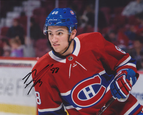 NICK SUZUKI SIGNED MONTREAL CANADIENS 8X10 PHOTO