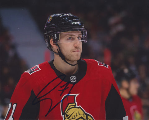 CHRIS TIERNEY SIGNED OTTAWA SENATORS 8X10 PHOTO