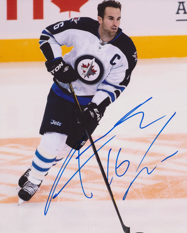 ANDREW LADD SIGNED WINNIPEG JETS 8X10 PHOTO 3