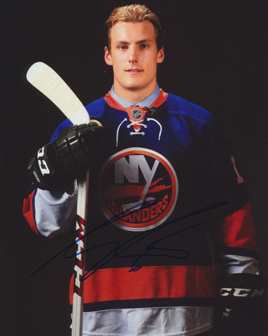 RYAN PULOCK SIGNED NEW YORK ISLANDERS 8X10 PHOTO