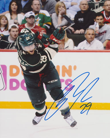 JASON POMINVILLE SIGNED MINNESOTA WILD 8X10 PHOTO 2