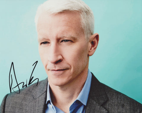 ANDERSON COOPER SIGNED CNN 8X10 PHOTO 5