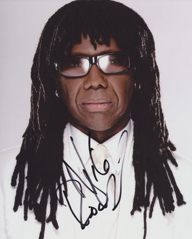 NILE RODGERS SIGNED 8X10 PHOTO 2