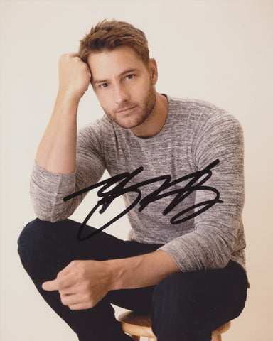 JUSTIN HARTLEY SIGNED 8X10 PHOTO