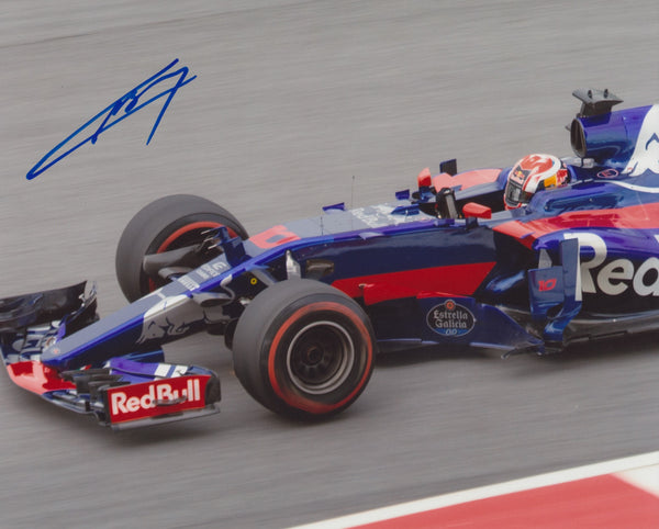 PIERRE GASLY SIGNED ASTON MARTIN RED BULL RACING F1 FORMULA 1 8X10 PHO ...