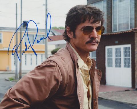 PEDRO PASCAL SIGNED NARCOS 8X10 PHOTO