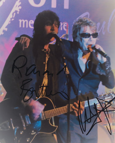RICHARD BUTLER & RICH GOOD SIGNED THE PSYCHEDELIC FURS 8X10 PHOTO