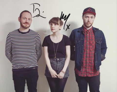 CHVRCHES SIGNED 8X10 PHOTO 4