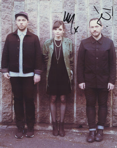 CHVRCHES SIGNED 8X10 PHOTO 8