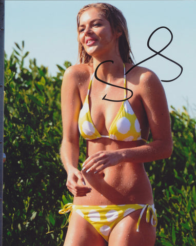 SAMARA WEAVING SIGNED HOME AND AWAY 8X10 PHOTO