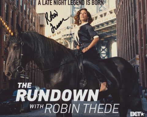 ROBIN THEDE SIGNED THE RUNDOWN 8X10 PHOTO 2