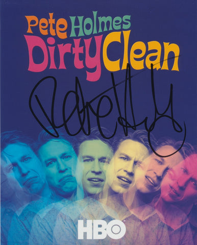 PETE HOLMES SIGNED DIRTY CLEAN 8X10 PHOTO