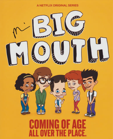 FRED ARMISEN SIGNED BIG MOUTH 8X10 PHOTO