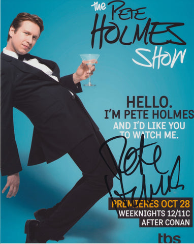 PETE HOLMES SIGNED THE PETE HOLMES SHOW 8X10 PHOTO