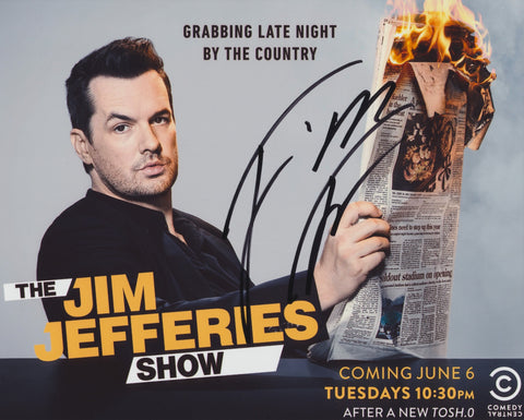 JIM JEFFERIES SIGNED THE JIM JEFFERIES SHOW 8X10 PHOTO 2