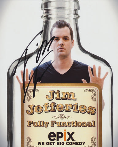 JIM JEFFERIES SIGNED FULLY FUNCTIONAL 8X10 PHOTO