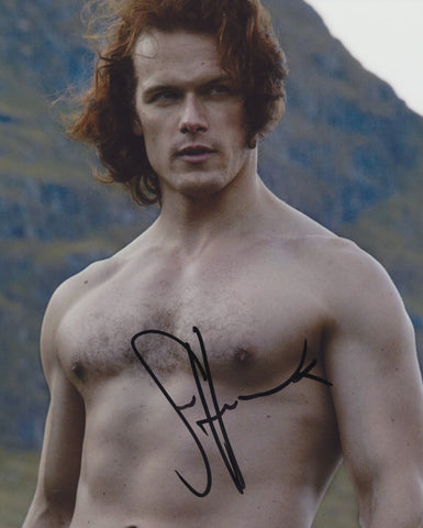 SAM HEUGHAN SIGNED OUTLANDER 8X10 PHOTO 5