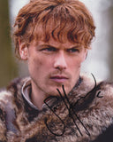 SAM HEUGHAN SIGNED OUTLANDER 8X10 PHOTO