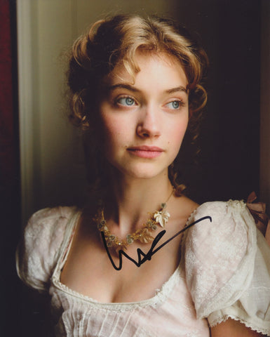 IMOGEN POOTS SIGNED MISS AUSTEN REGRETS 8X10 PHOTO