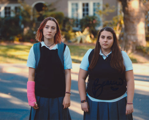 BEANIE FELDSTEIN SIGNED LADYBIRD 8X10 PHOTO