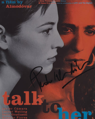 PEDRO ALMODOVAR SIGNED TALK TO HER 8X10 PHOTO