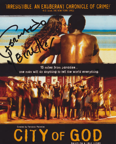 FERNANDO MEIRELLES SIGNED CITY OF GOD 8X10 PHOTO