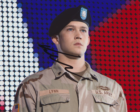JOE ALWYN SIGNED BILLY LYNN'S LONG HALFTIME WALK 8X10 PHOTO