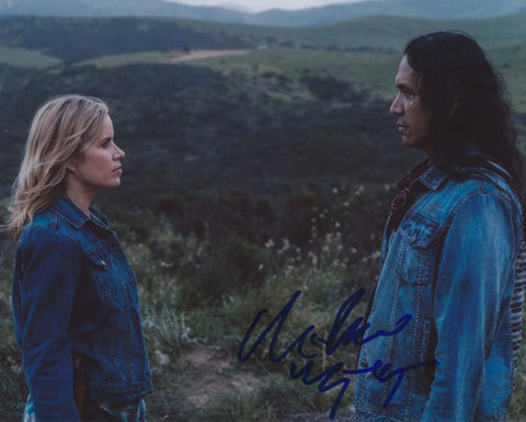 MICHAEL GREYEYES SIGNED WOMAN WALKS AHEAD 8X10 PHOTO 2