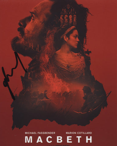 JUSTIN KURZEL SIGNED MACBETH 8X10 PHOTO 3