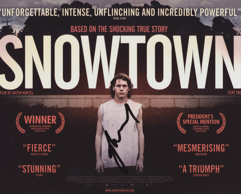 JUSTIN KURZEL SIGNED SNOWTOWN 8X10 PHOTO