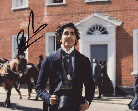 DEV PATEL SIGNED THE PERSONAL HISTORY OF DAVID COPPERFIELD 8X10 PHOTO