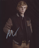 EVAN PETERS SIGNED AMERICAN HORROR STORY 8X10 PHOTO 7